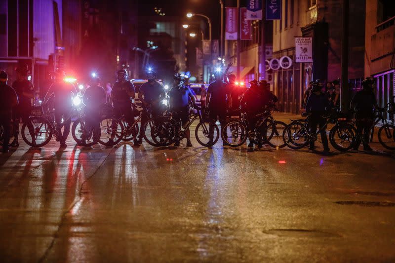 Protests on the streets of St. Louis