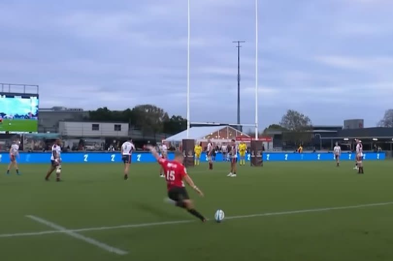 This doesn't happen often -Credit:Sky Sports via Crusaders Rugby