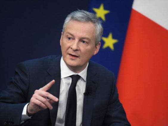 French Economy and Finance Minister Bruno Le Maire said it was 'out of the question' that Libra becomes a sovereign currency (AFP/Getty Images)