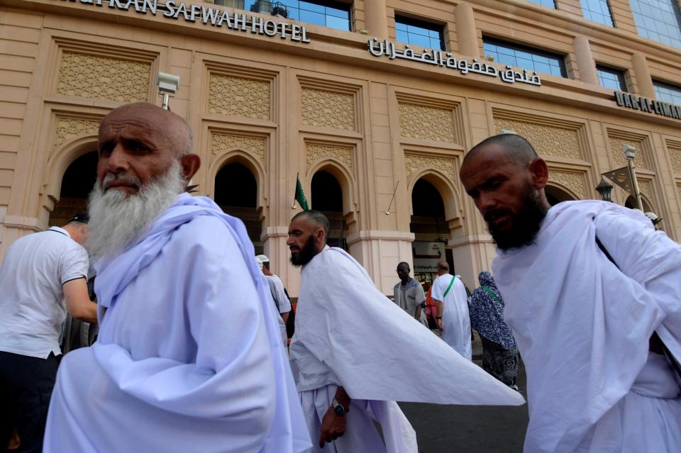 Pilgrims at Hajj in a previous year (AFP/Getty Images)