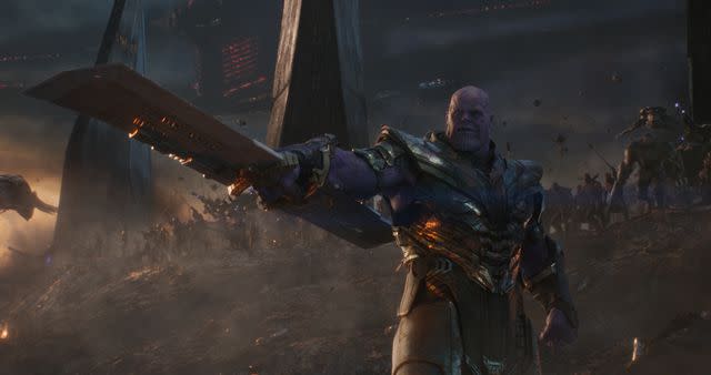 <p>Marvel Studios</p> Josh Brolin as Thanos in 'Avengers: Endgame' (2019)