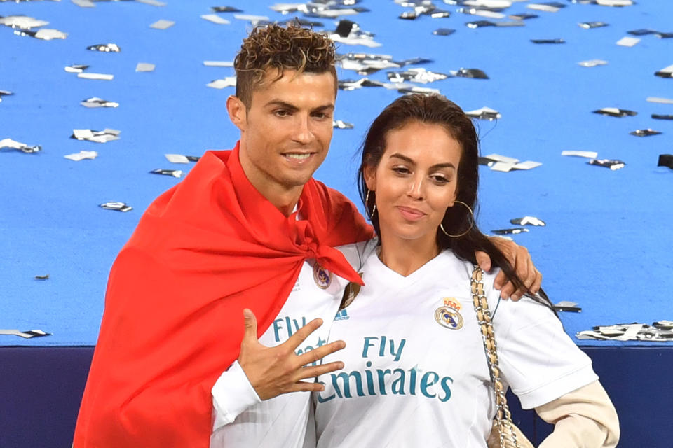 <p>The Spanish model and Ronaldo have been dating since 2016 and have one daughter together, alongside Ronaldo’s three other children (Getty Images) </p>