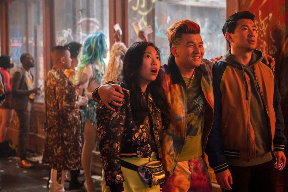 awkwafina, ronny chieng, simu liu, shang chi and the legend of the ten rings