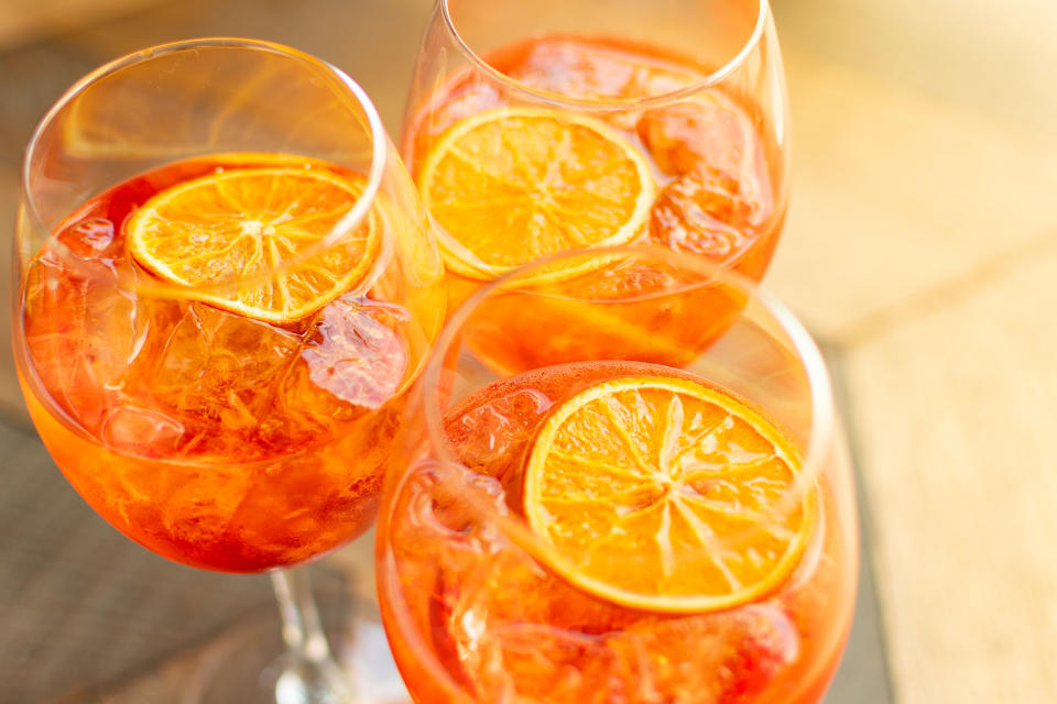 Aperol spritz glasses