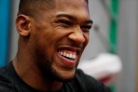 Boxing - Anthony Joshua Media Work Out - Sheffield, Britain - October 17, 2017 Anthony Joshua during the work out Action Images via Reuters/Matthew Childs