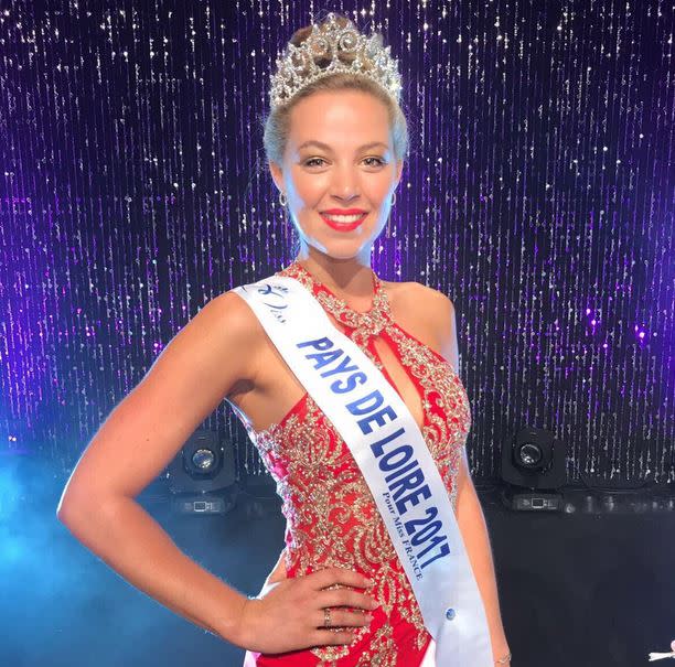 <p>Âgée de 20 ans, Chloé Guémard a été élue Miss Pays-de-Loire. Elle est étudiante en BTS gestion et protection de la nature.<br> Crédit photo : Twitter Miss France </p>