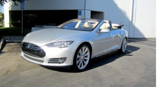 Tesla Model S convertible by Newport Convertible Engineering