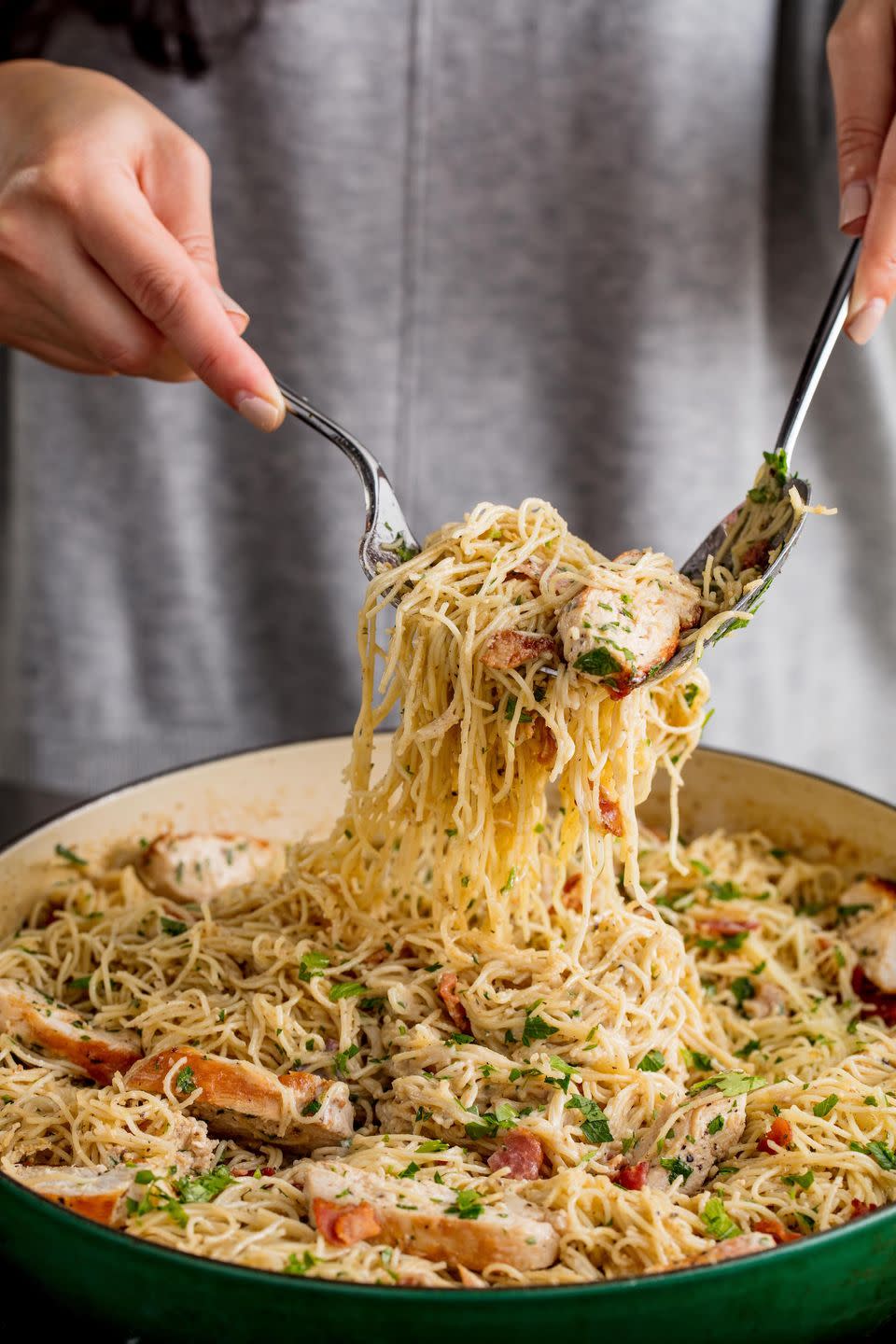 Caesar Angel Hair Pasta