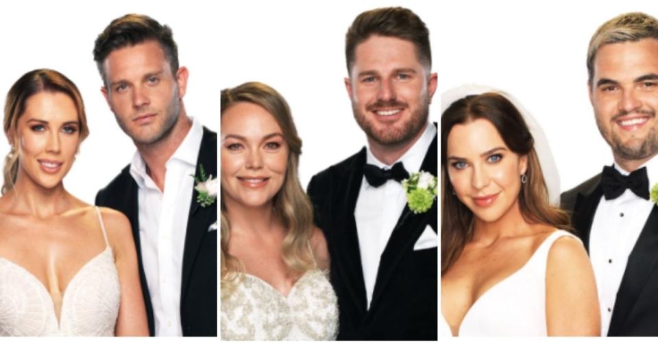 MAFS couple Beck and Jake, Melissa and Bryce and Coco and Sam