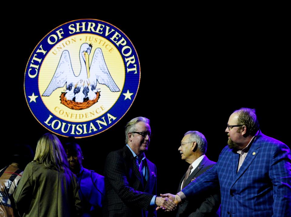 The installation of Shreveport City Council on December 31, 2022, at the Shreveport Convention Center.