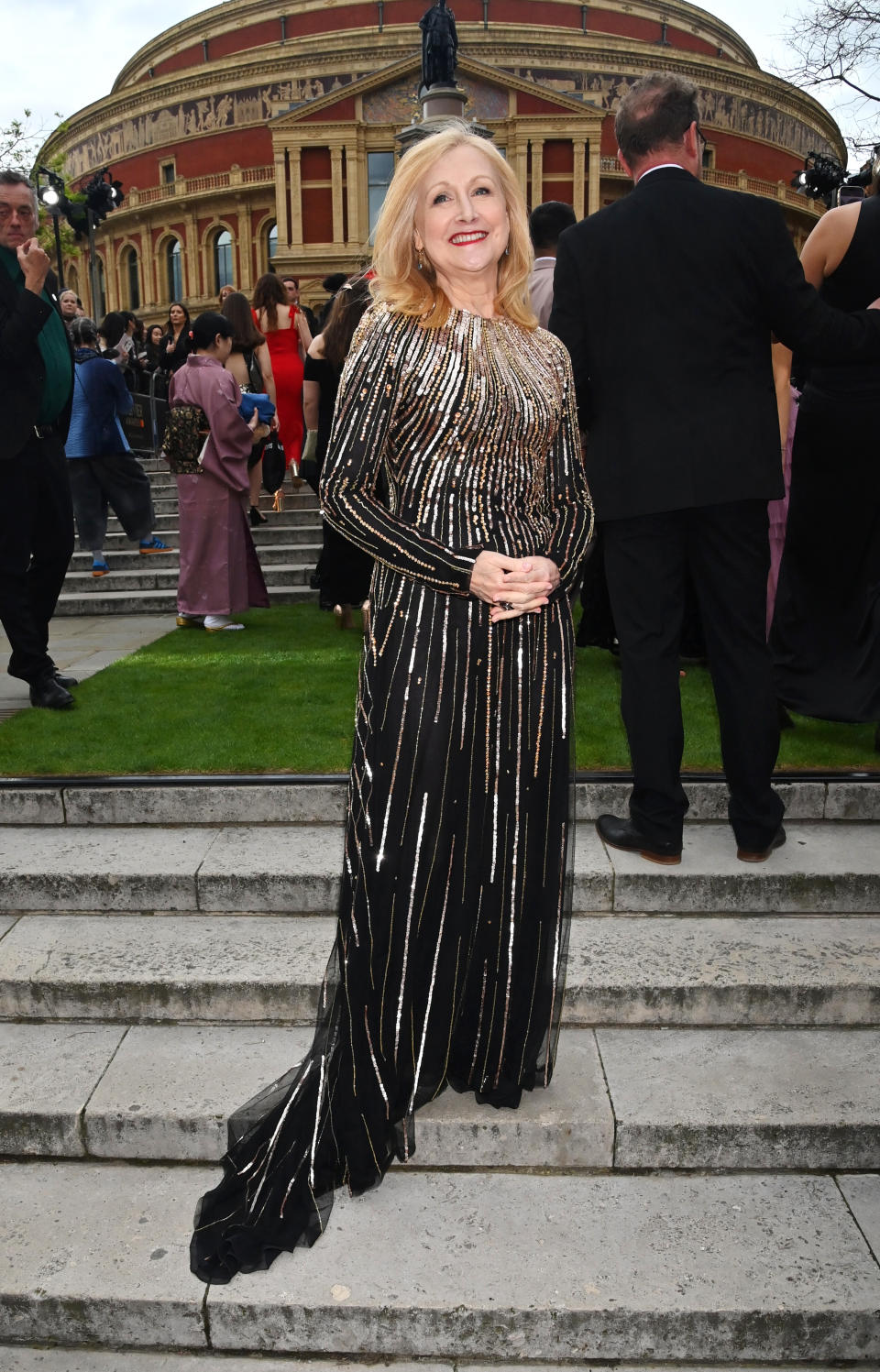LONDON, ENGLAND - APRIL 14: Patricia Clarkson attends The Olivier Awards 2024 at Royal Albert Hall on April 14, 2024 in London, England. (Photo by Dave Benett/Getty Images)