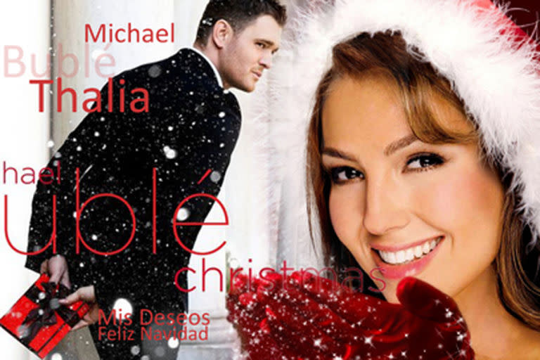 3) "Mis Deseos/Feliz Navidad," Michael Buble and Thalia