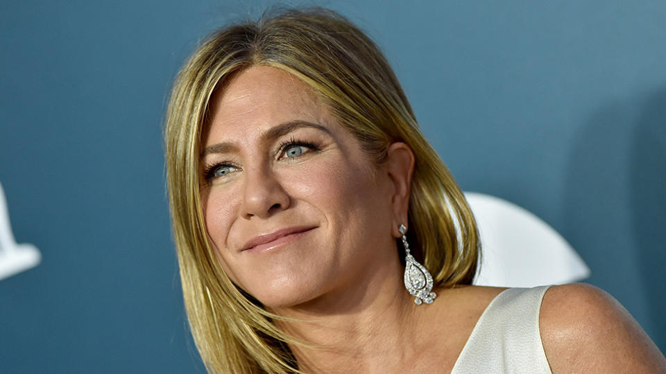 Jennifer Aniston has introduced the latest member of her family to the world: a puppy named Lord Chesterfield. Photo: Getty