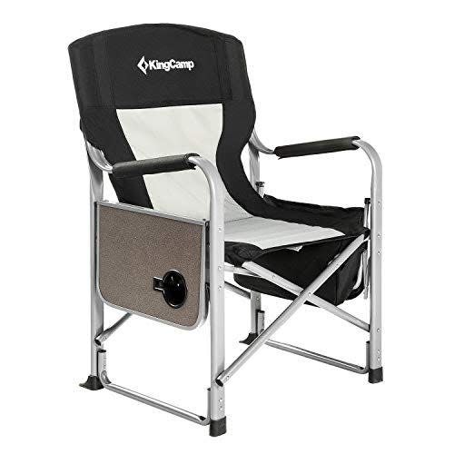 10) KingCamp Heavy Duty Steel Director Chair