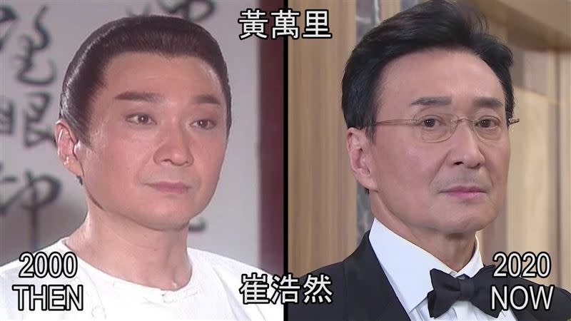 崔浩然過去黑髮的模樣盛氣凌人，經常出演反派大佬。（圖／翻攝自崔浩然粉絲團）