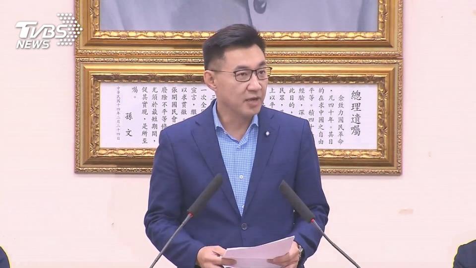 國民黨新任主席江啟臣。(圖／TVBS資料畫面)