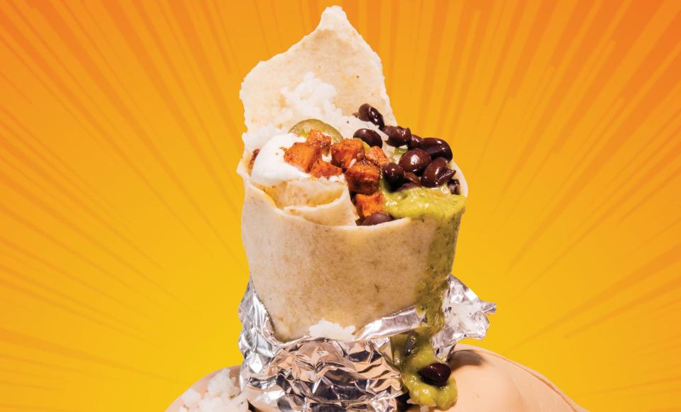 A Sweet Potato Burrito Packs Your Morning with Power