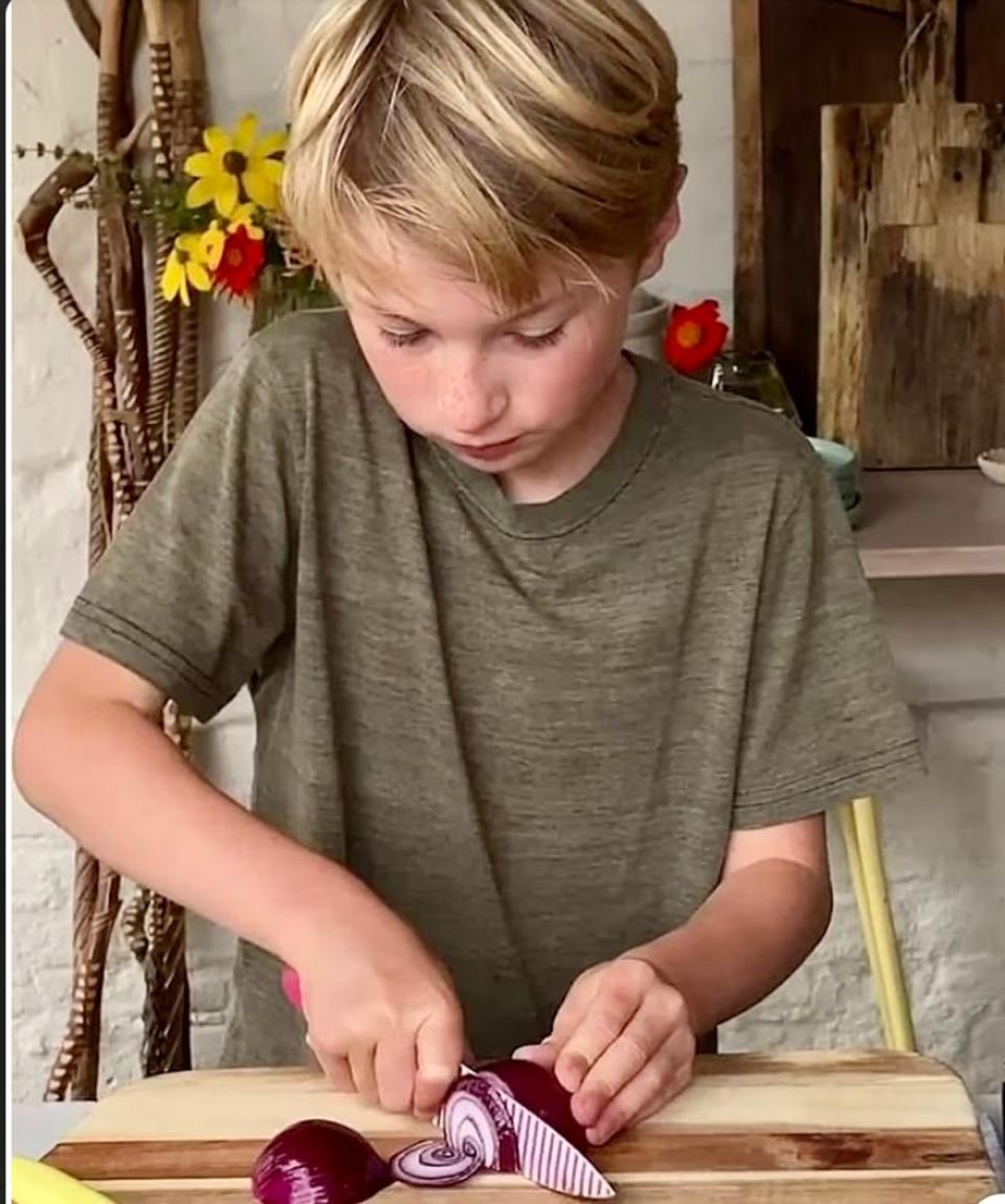 Buddy is already a rising star on Instagram with his cooking tutorials (Jamie oliver/Instagram)