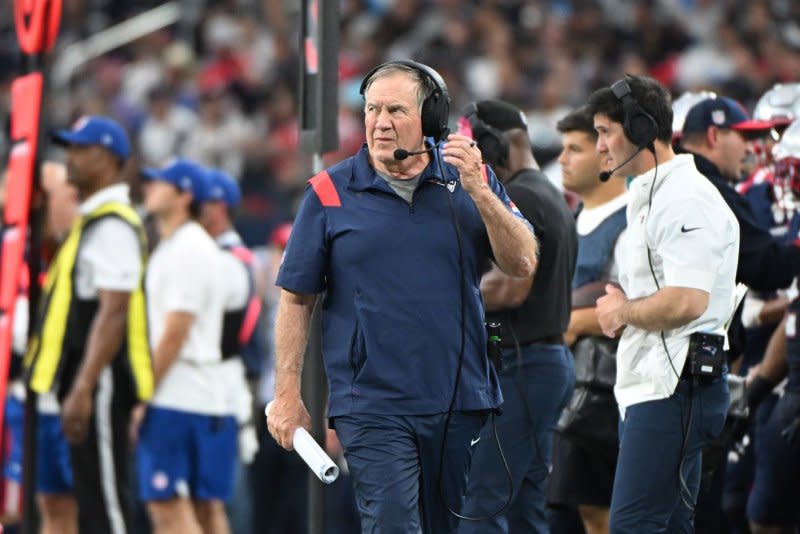 Former New England Patriots head coach Bill Belichick went unhired during the off-season coaching cycle. File Photo by Ian Halperin/UPI