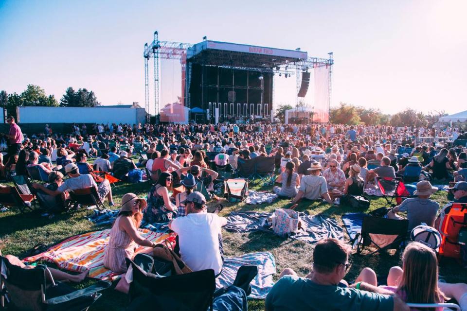 Outlaw Field is a popular concert spot in Boise during summer. Shown: Shakey Graves in 2019.