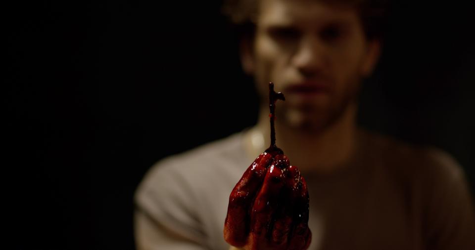 Keegan Allen stars as a social-media superstar who travels to Moscow to stage an escape-room stunt for his millions of followers and gets involved in a dangerous game in the horror film "No Escape."