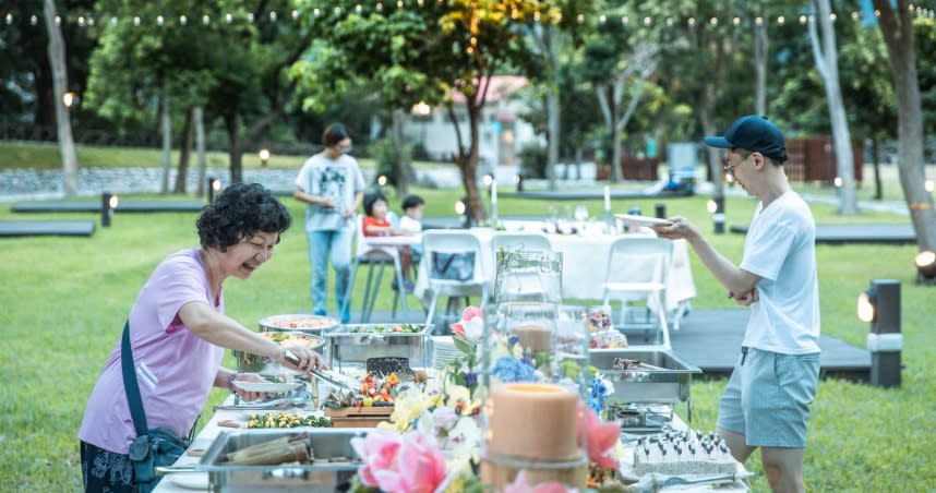 「2021南庄花卉節」首度推出「花卉餐桌音樂會」。（圖／參山國家風景區管理處提供，以下同）