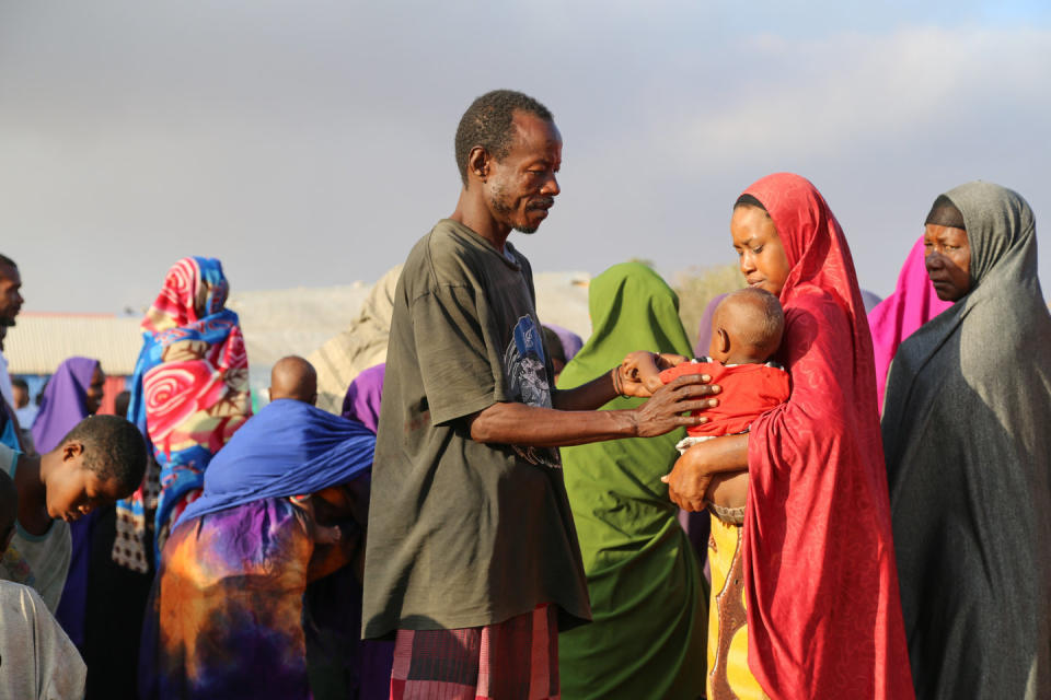 In Somalia, drought has left more than 6 million people facing a food crisis. Undrinkable water supplies here also carry the risk of infection.