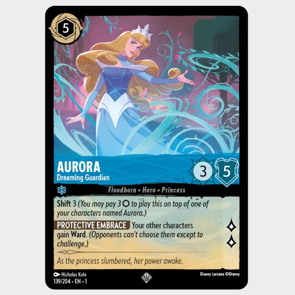 Disney Lorcana Aurora card