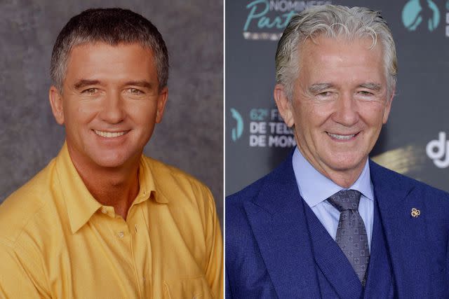 <p>ABC Photo Archives/Disney General Entertainment Content via Getty Images; Pascal Le Segretain/Getty Images</p> Patrick Duffy on 'Step by Step' and in 2023