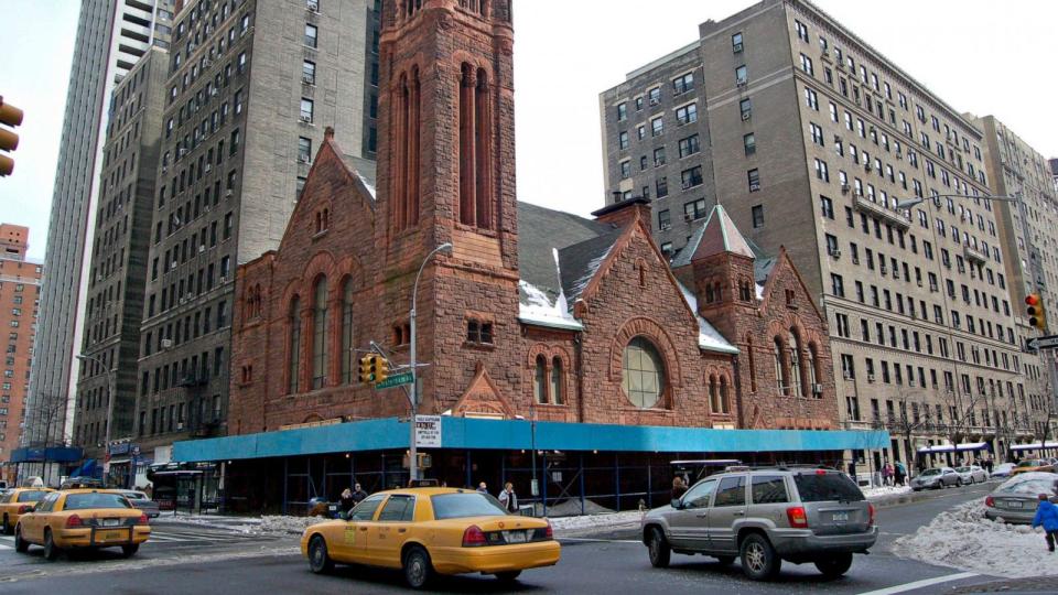 PHOTO: FILE - Traffic passes by West Park Presbyterian Church, a circa 1890 building, on the Upper West Side of New York, March 18, 2007. (James Russell/Bloomberg via Getty Images, FILE)