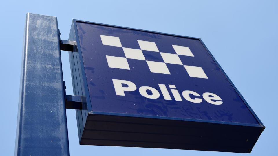 Police station sign (file image)