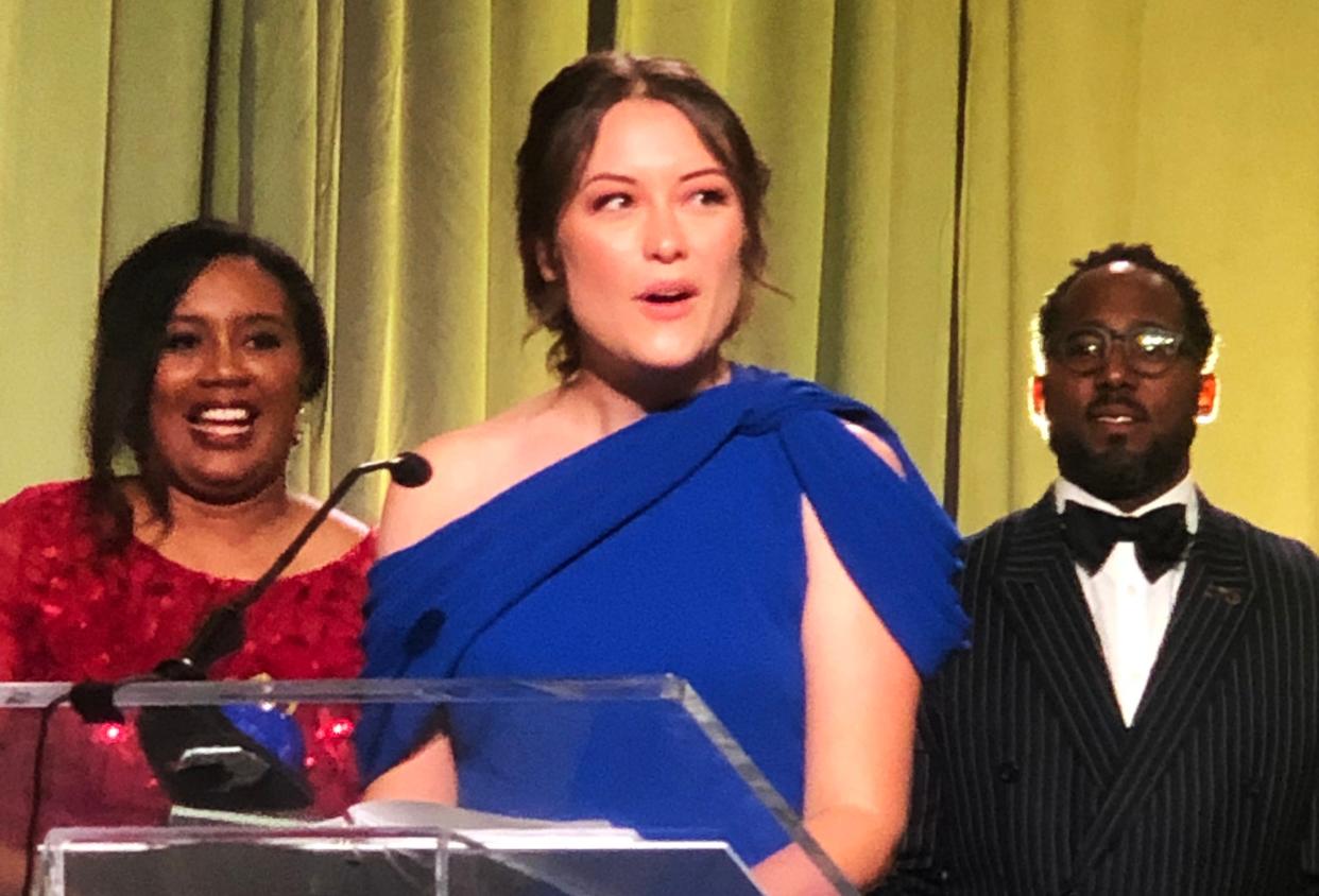 Julia Mayeshiba, a math and physics teacher at Andrew Jackson High School, was named the 2023 VyStar Duval County Teacher of the Year at the 32nd Annual EDDY Awards on Friday night.