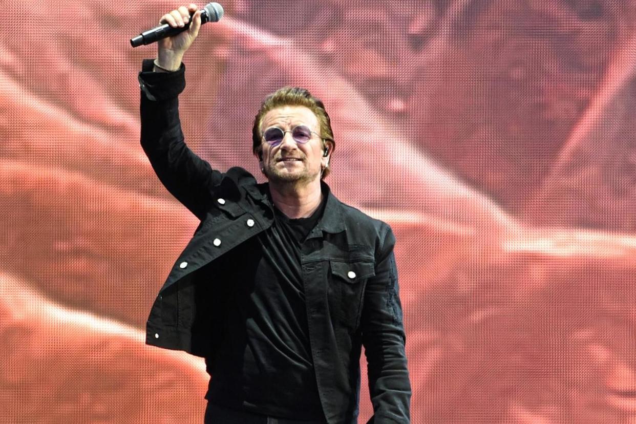 Supreme: Bono leads his bandmates through The Joshua Tree: Angela Lubrano/Livepix