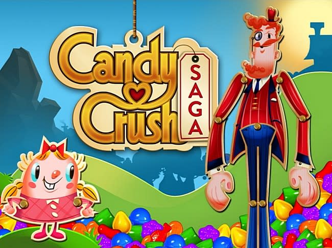 ▲Candy Crush Saga是前陣子的熱門手機遊戲之一。