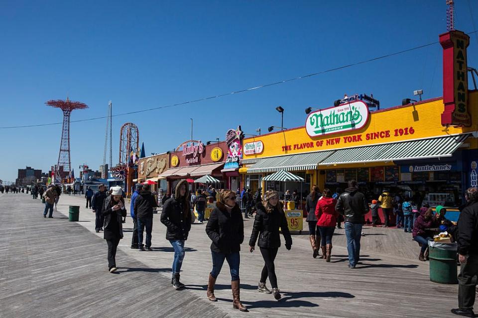 El paseo de Coney Island