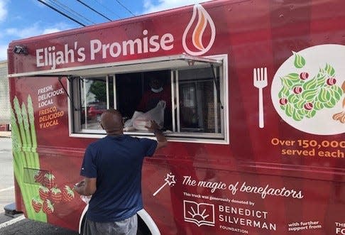 Elijah's Promise on Wheels is a food truck that brings hot meals to those who cannot get to the soup kitchen.