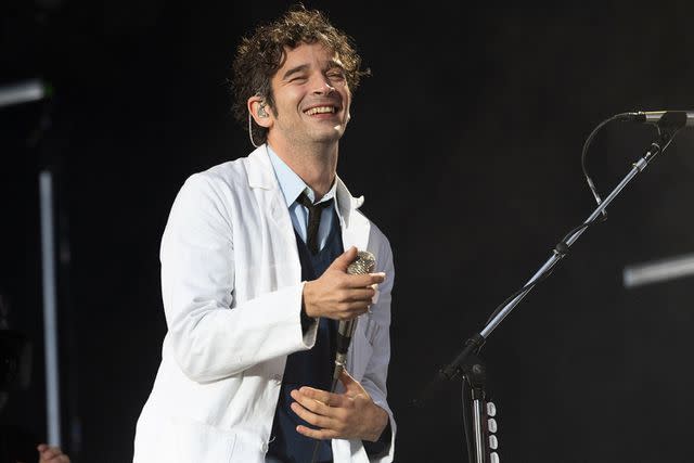 <p>Roberto Ricciuti/Redferns</p> Matty Healy performing in Glasgow, Scotland in July 2023