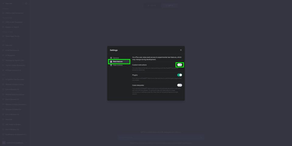 How to set up ChatGPT Custom instructions