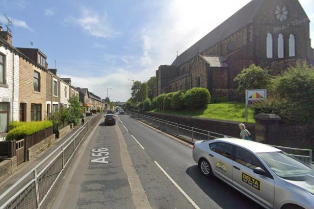 Road closure in place on Burnley Road due to burst water pipe