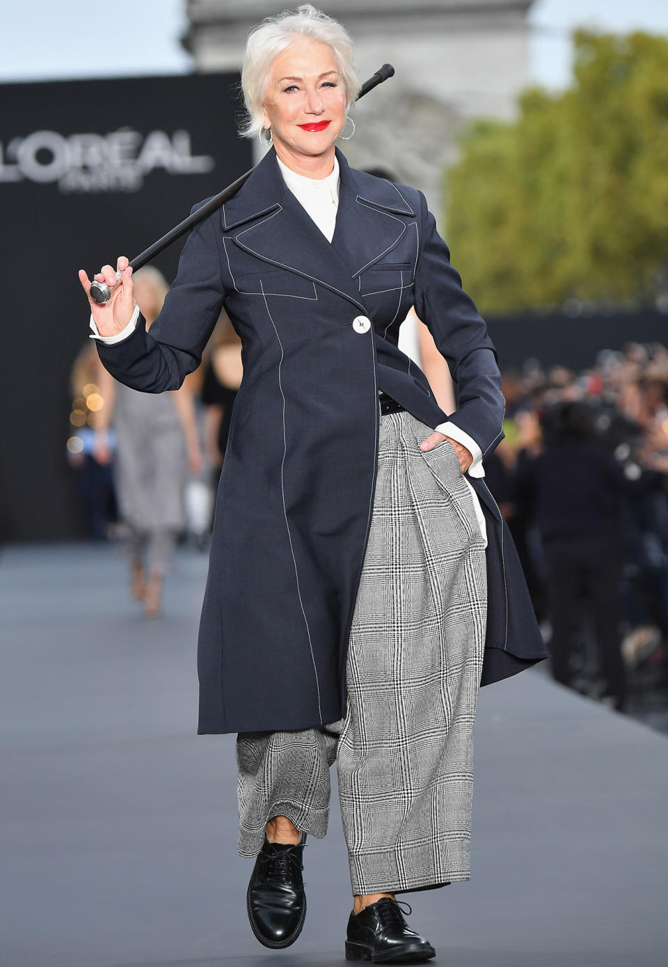 <p>Dame Helen blew our minds with her mere presence at L'Oreal.</p>