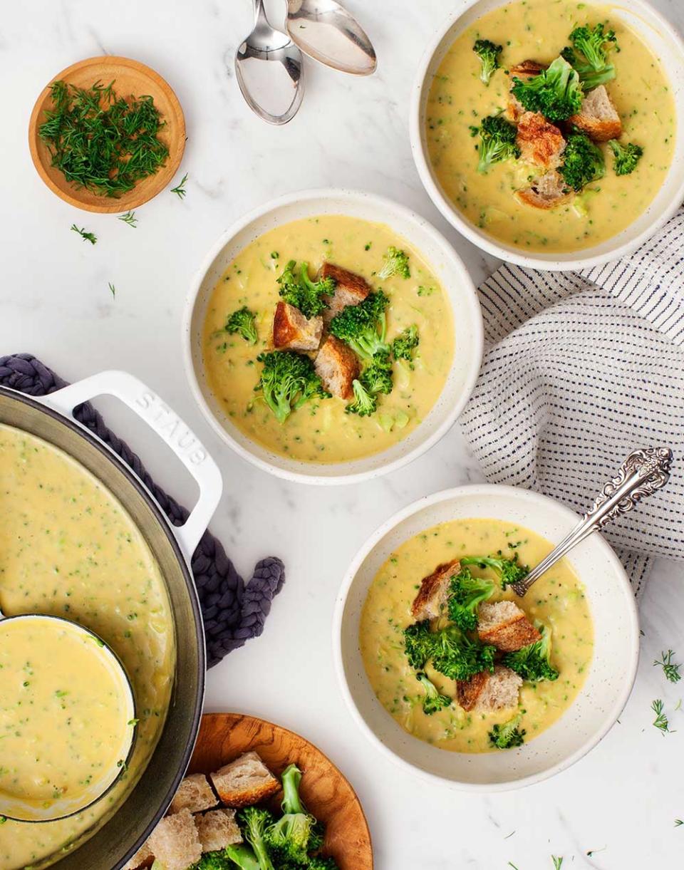 <a href="https://www.loveandlemons.com/vegan-broccoli-soup/">Vegan Broccoli Soup</a> from <a href="https://www.loveandlemons.com">Love and Lemons</a>