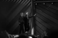 <p>Former Rep. Gabby Giffords, D-Ariz, and her husband Astronaut Mark Kelly (ret.), walk off the stage after speaking at the Democratic National Convention Wednesday, July 27, 2016, in Philadelphia, PA. (Photo: Khue Bui for Yahoo News)</p>