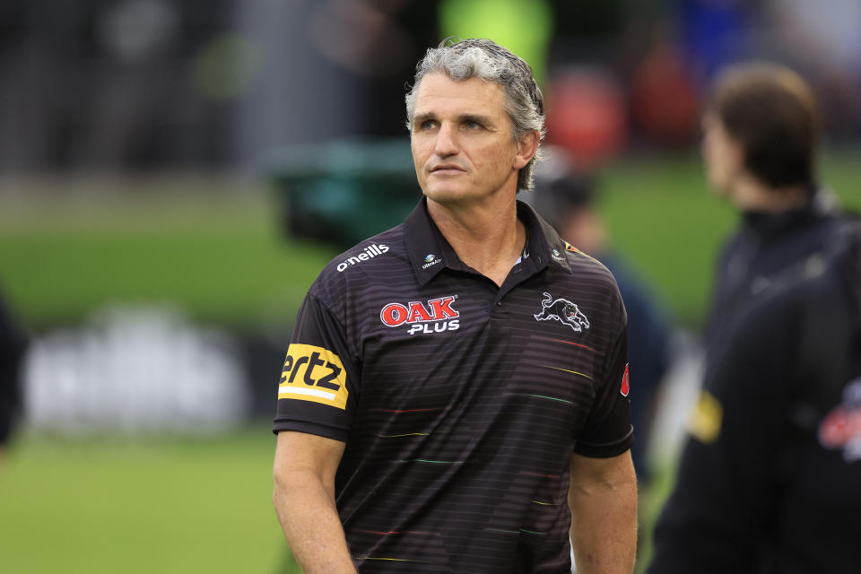 Ivan Cleary, pictured here during the Panthers' clash with Parramatta.