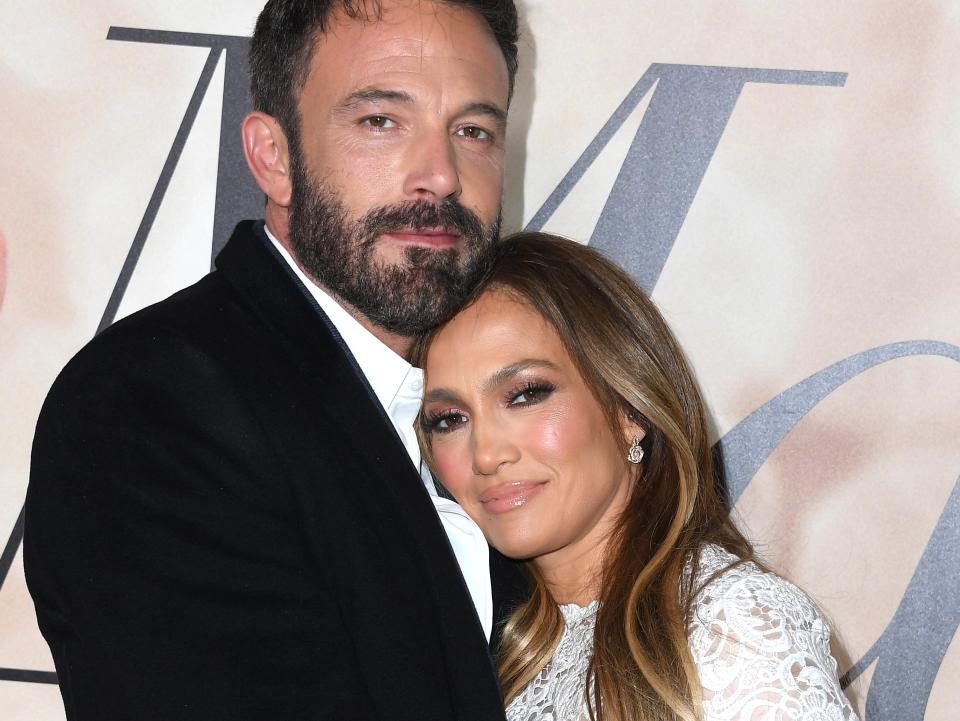 Ben Affleck and Jennifer Lopez in 2022.