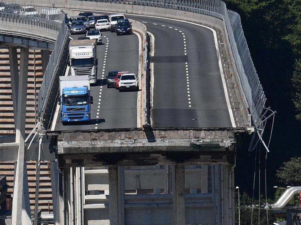 EU hits back at Italy populists over Genoa bridge collapse as investigation launched into motorway firm