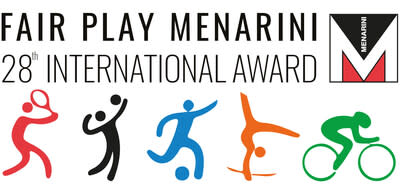 28th Edition Fair Play Menarini International Award logo (PRNewsfoto/Menarini Industrie Farmaceutiche Riunite)