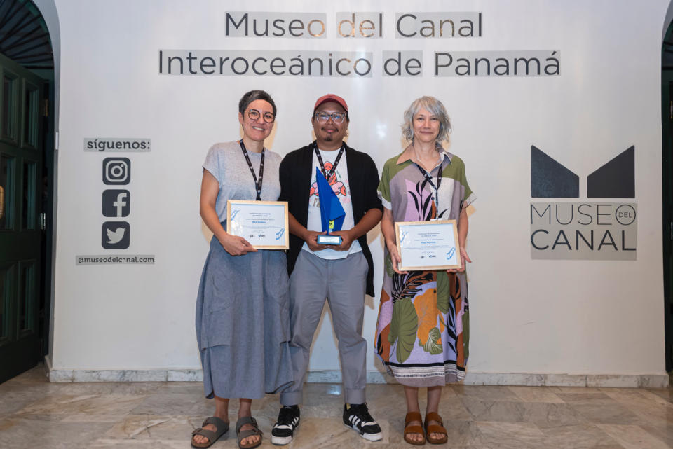 Winners Ana Endara, Duiren Wagua and Pilar Moreno
