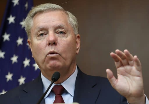 US Senator Lindsey Graham warned that thousands of Islamic State jihadists still 'lurk' in Syria