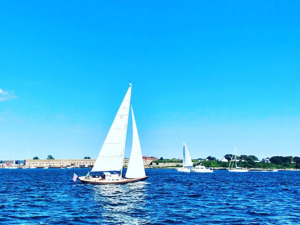 Boats in Newport Rhode Island