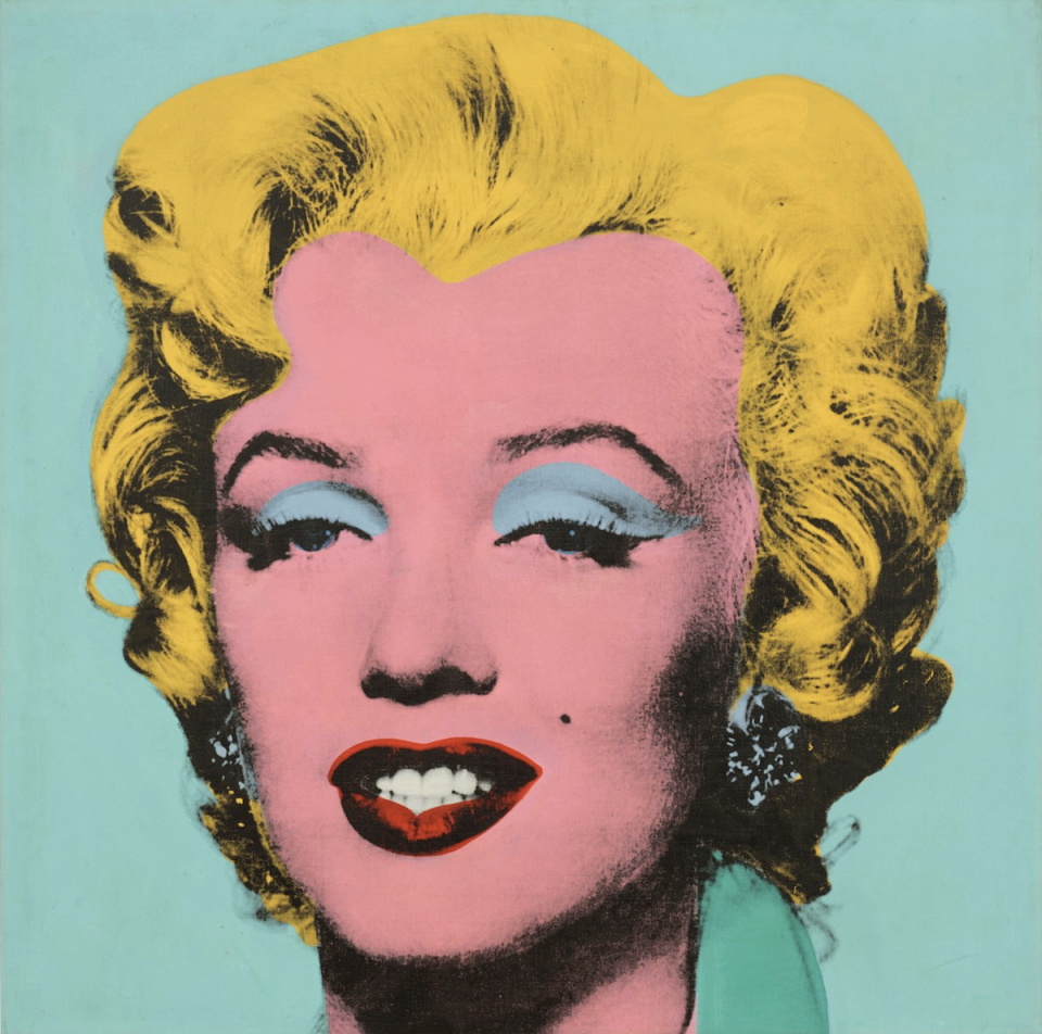 Christie's auctioned off Andy Warhol's Shot Sage Blue Marilyn painting for $195 million